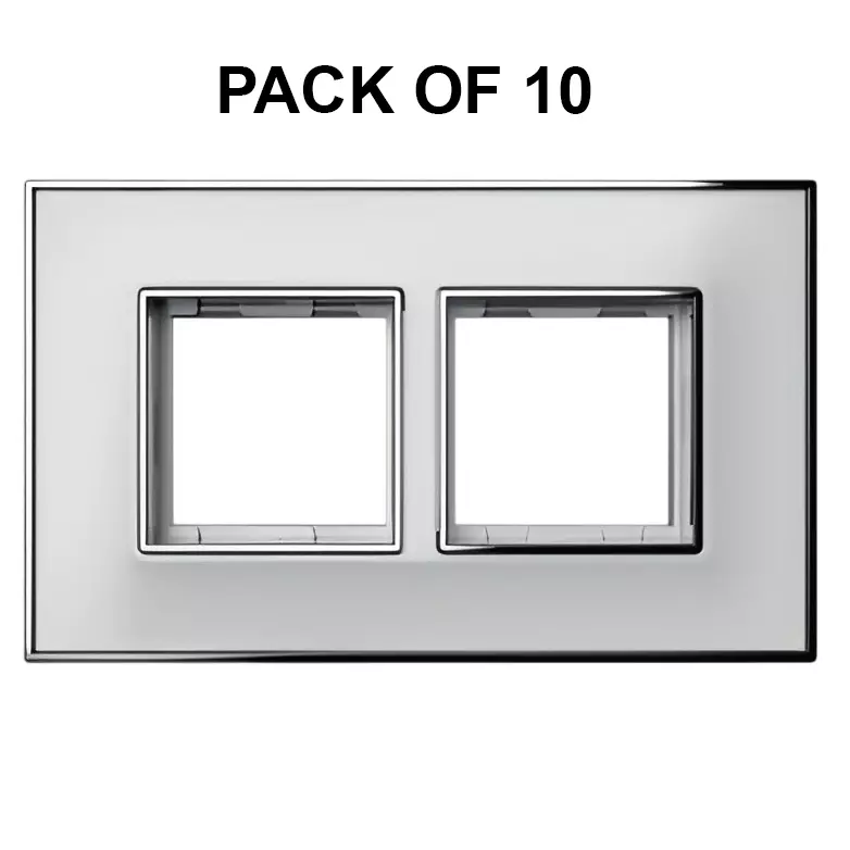 K9 Evoq Cover Plate With Base Frame Amaze 4 Module White, 9454 (Pack of 10)