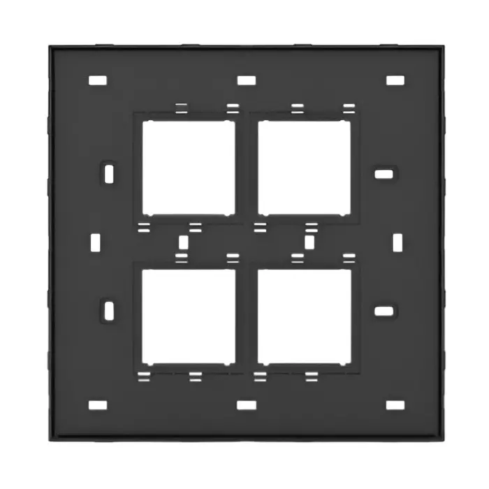 K9 Evoq GLASSIK BASE FRAME 8 Module (Square) Black, GBP9407 (Pack of 10)