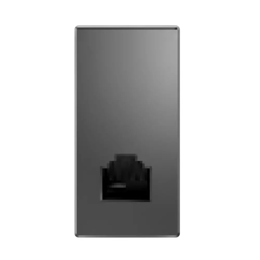 K9 Evoq Telephone Jack 1 Module Grey, 9253 (Pack of 20)