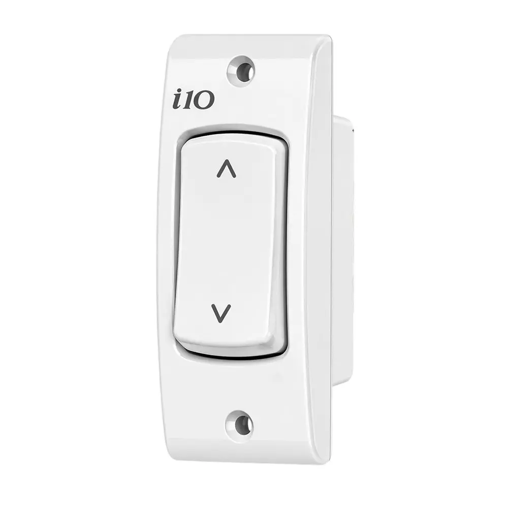 AP i10 Urea Series P-2 Switch Polycarbonate 1 Module 6 A 2-Way White, i106 (Pack of 20 Pcs)