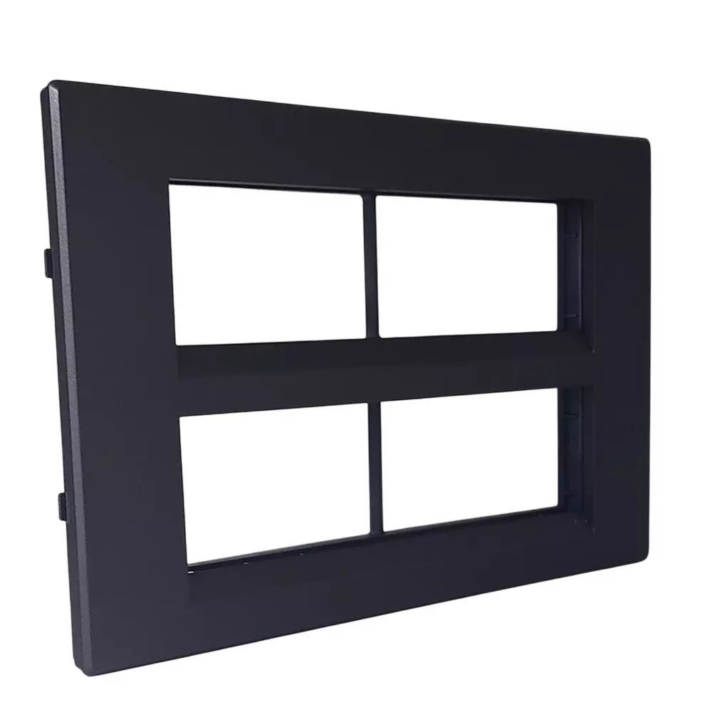lt-lauritz-knudsen-englaze-plastic-cover-plate-with-plastic-grid-frame-mountain-grey-color-16-module-cb92116fm01