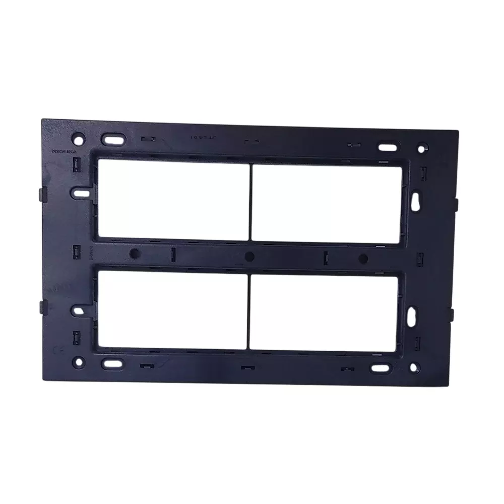 lt-lauritz-knudsen-englaze-plastic-cover-plate-with-plastic-grid-frame-mountain-grey-color-16-module-cb92116fm01