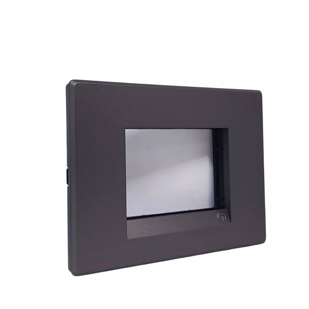 lt-lauritz-knudsen-englaze-plastic-cover-plate-with-plastic-grid-frame-champagne-gold-color-3-module-cb92103fc01