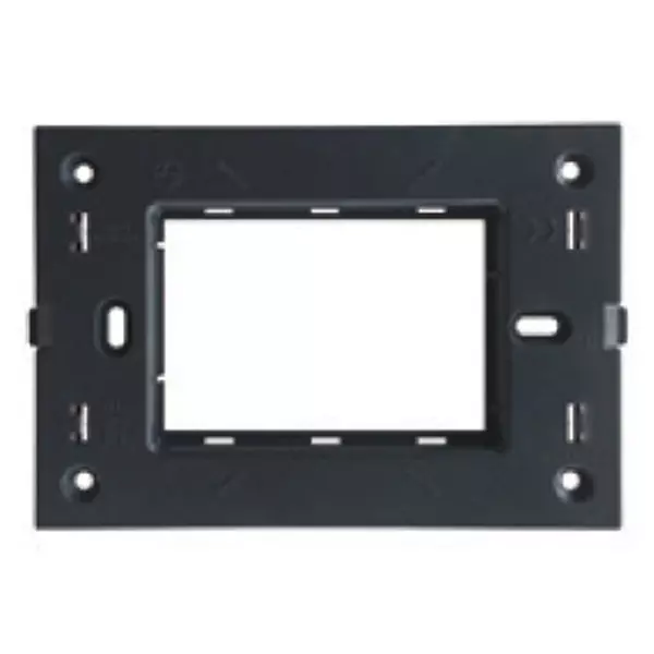 lt-lauritz-knudsen-englaze-plastic-cover-plate-with-plastic-grid-frame-champagne-gold-color-3-module-cb92103fc01