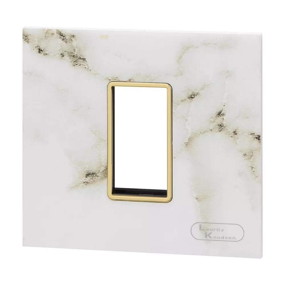 lt-lauritz-knudsen-entice-cover-plate-with-grid-frame-white-marble-color-1-module-cb91101fw07