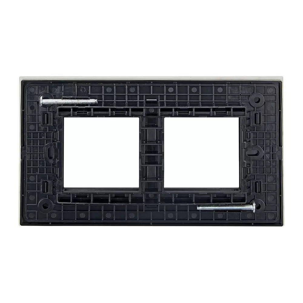 lt-lauritz-knudsen-entice-cover-plate-with-grid-frame-white-marble-color-4-module-cb91104fw07