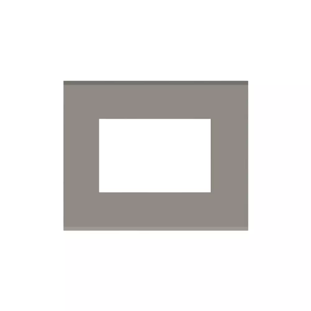 Norisys CUBE Series 3 Module Flat'5 Plate with Frame Quartz Gray, C6403 .02