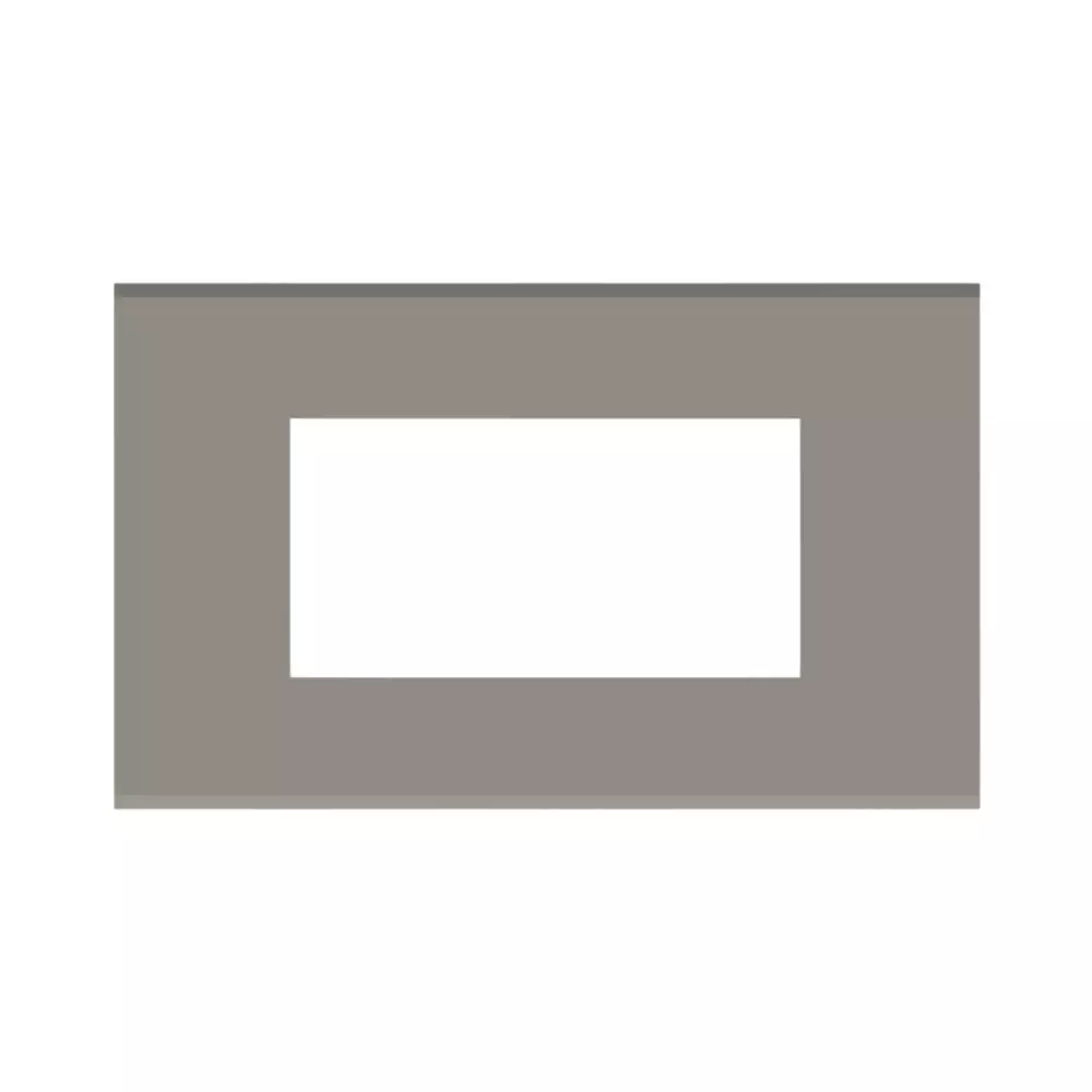 Norisys CUBE Series 4 Module Flat'5 Plate with Frame Quartz Gray, C6404 .02
