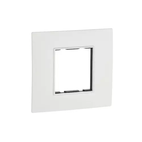Golek Unique Modular Plate Silver Border Color 2 Modular, 6622 (Pack of 20)