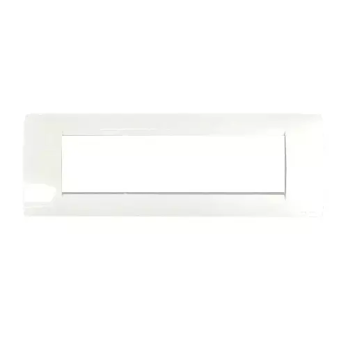 GreatWhite Chrome Evo Modular Plates 8 Module Horizontal in White Chrome Color and Plastic Body, 20607-WHC (Pack of 10)
