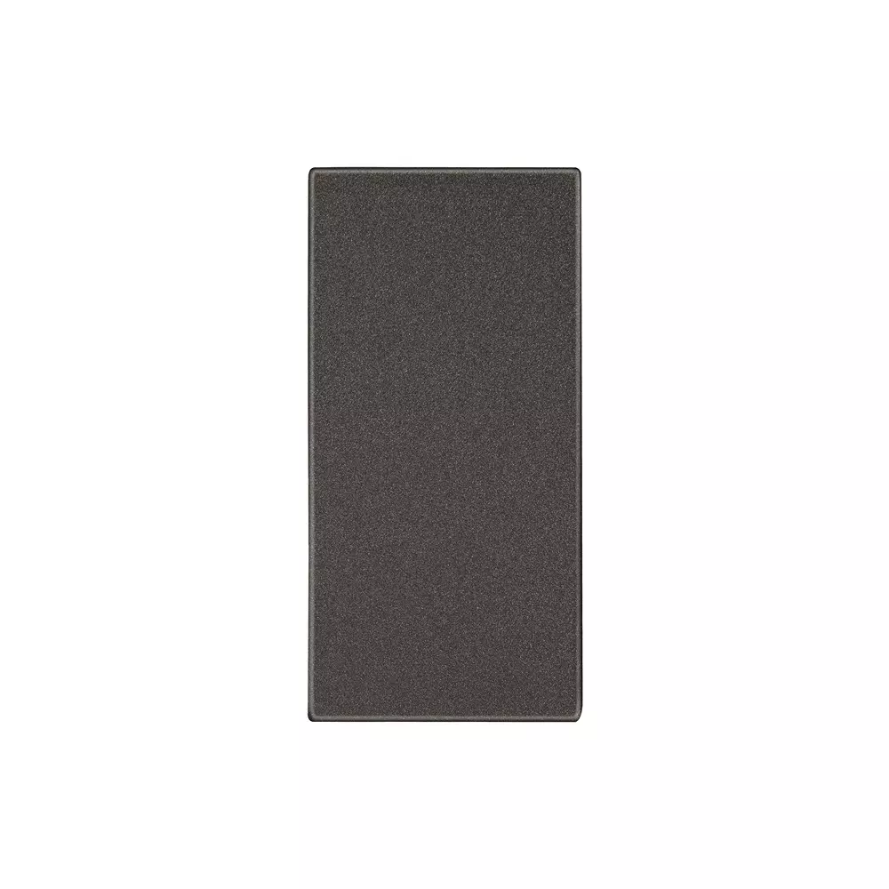 Legrand Blanking Plate Myrius Charcoal Grey 1 Module, 6794 76