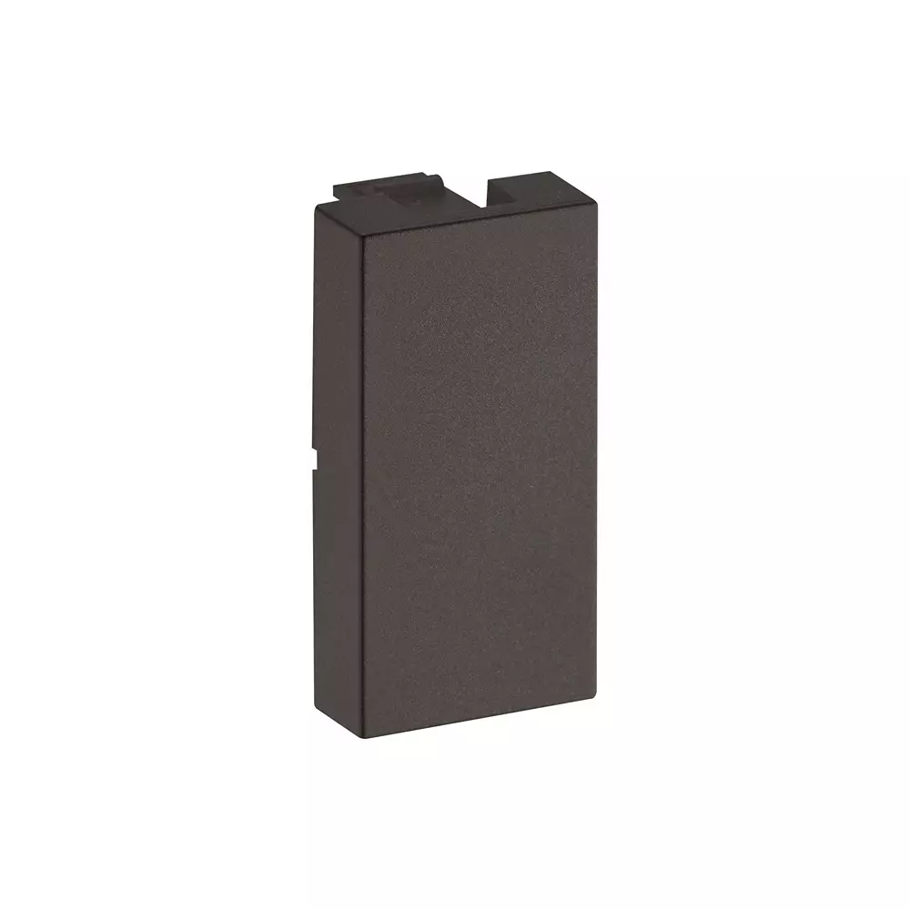 Legrand Blanking Plate Myrius Charcoal Grey 1 Module, 6794 76