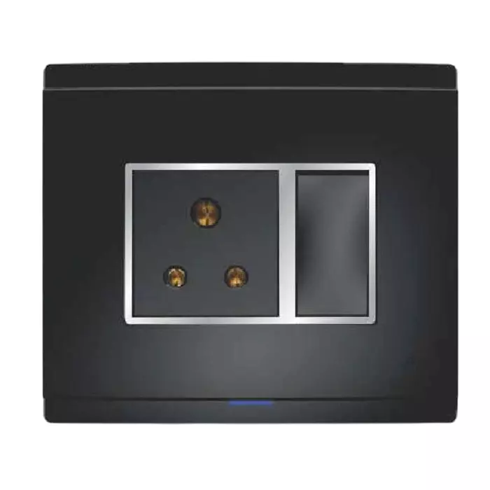 Cona POSH Cover Plates With Base Frame 2 M Charcoal Grey Polycarbonate, 19902