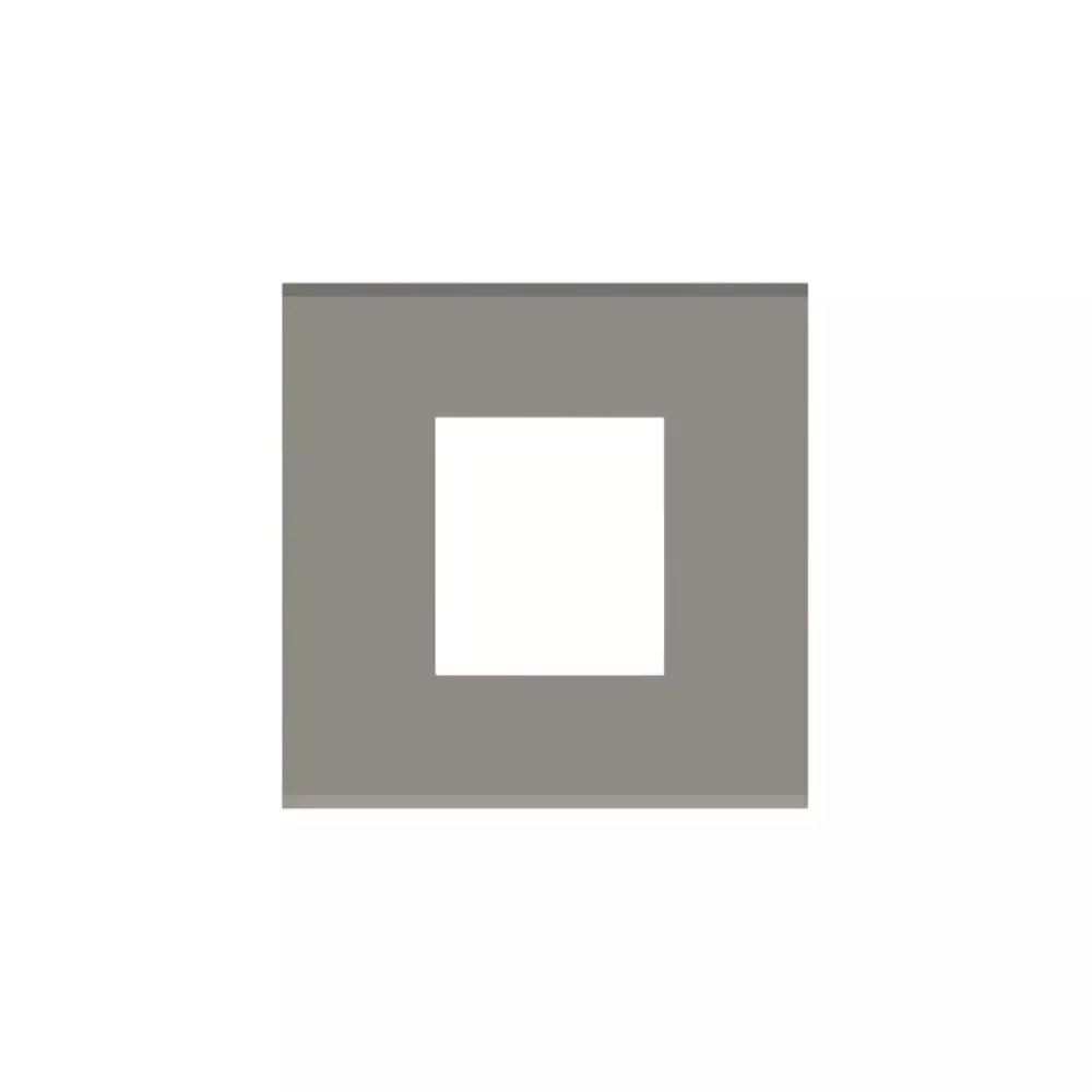 Norisys CUBE Series 2 Module Flat'5 Plate with Frame Quartz Gray, C6402 .02
