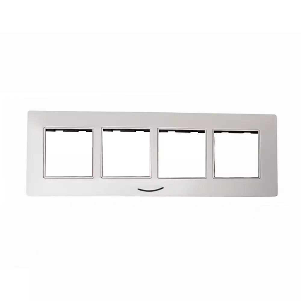 HOSPER Universal Series Indicator Modular Plate Long White 8 Module 10x3 inch, RI07