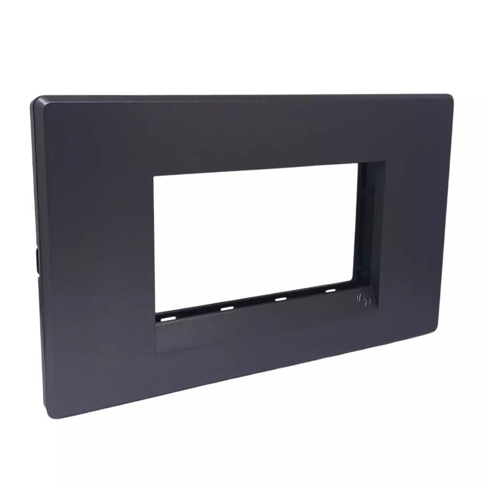 lt-lauritz-knudsen-englaze-plastic-cover-plate-with-plastic-grid-frame-mountain-grey-color-4-module-cb92104fm01