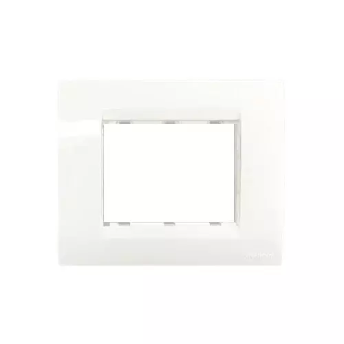 GreatWhite Chrome Evo Modular Plates 3 Module in White Chrome Color and Plastic Body, 20603-WHC (Pack of 20)
