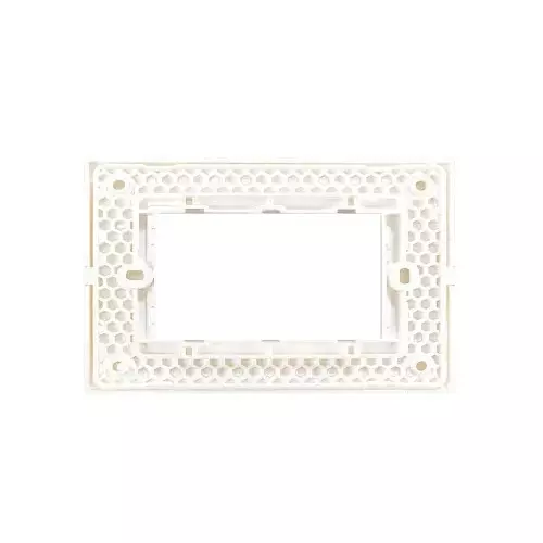 GreatWhite Chrome Evo Modular Plates 3 Module in White Chrome Color and Plastic Body, 20603-WHC (Pack of 20)