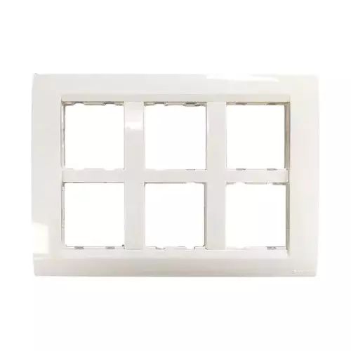 GreatWhite Chrome Evo Modular Plates 12 Module in White Chrome Color and Plastic Body, 20612-WHC (Pack of 5)
