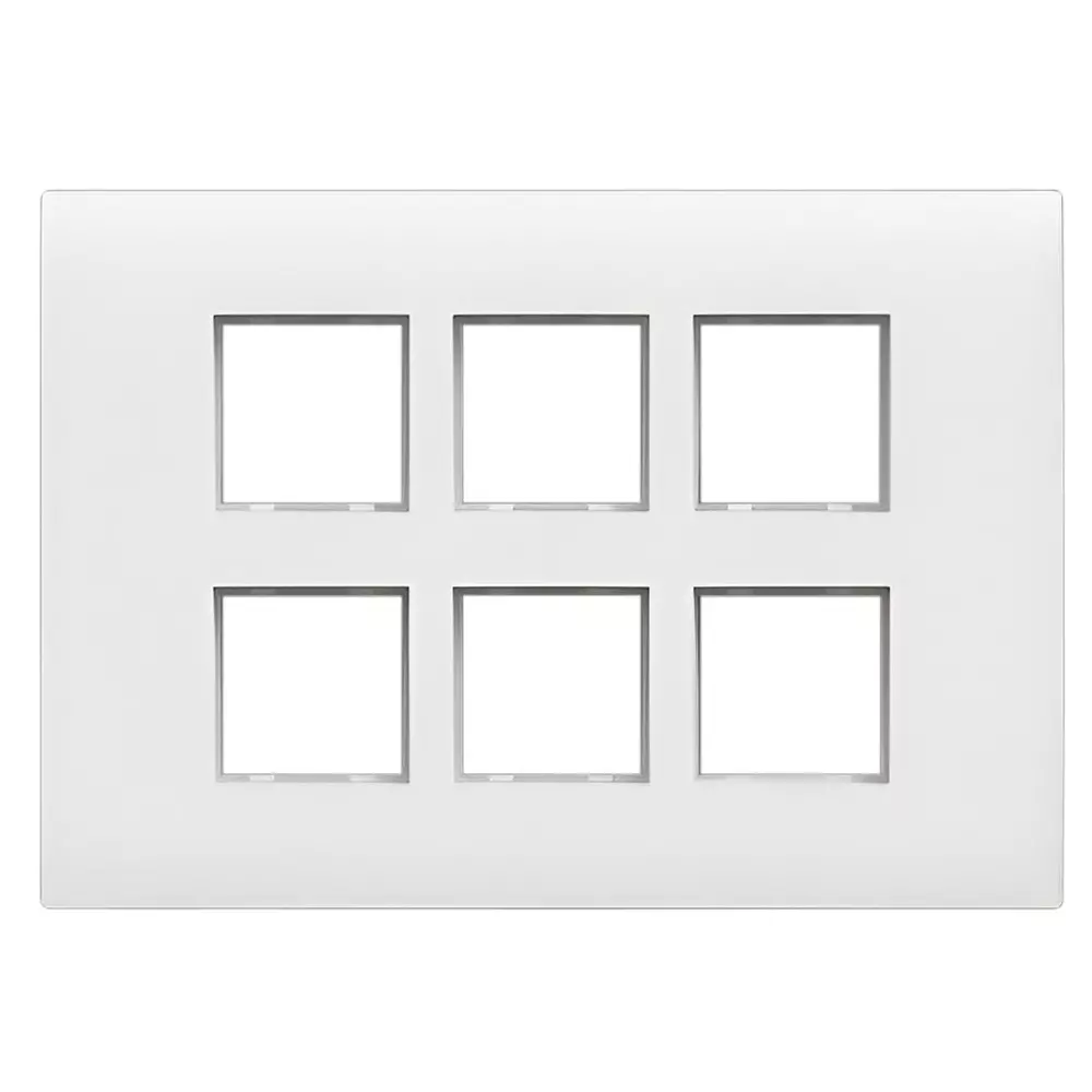 K9 Evoq Cover Plate With Base Frame Matrix 12 Module White, 9308 (Pack of 5)