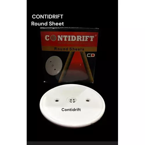 Contidrift PVC Round Sheet 101 mm (4 inch) White Small
