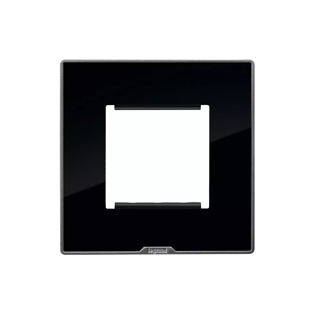 legrand-myrius-series-2-m-modular-cover-plate-with-frame-high-grade-polycarbonate-ice-black-6795-42