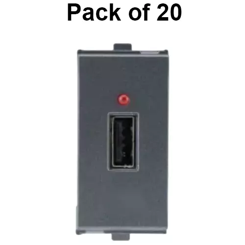 anchor-penta-usb-a-single-port-charger-graphite-black-1-module-21-amp-65611b-pack-of-20
