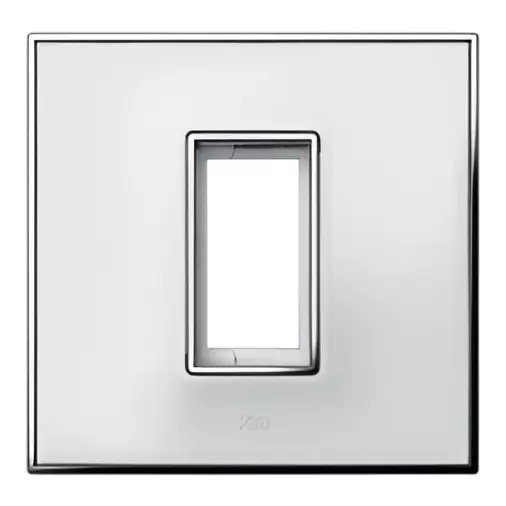 K9 Evoq Cover Plate With Base Frame Amaze 1 Module White, 9451 (Pack of 10)