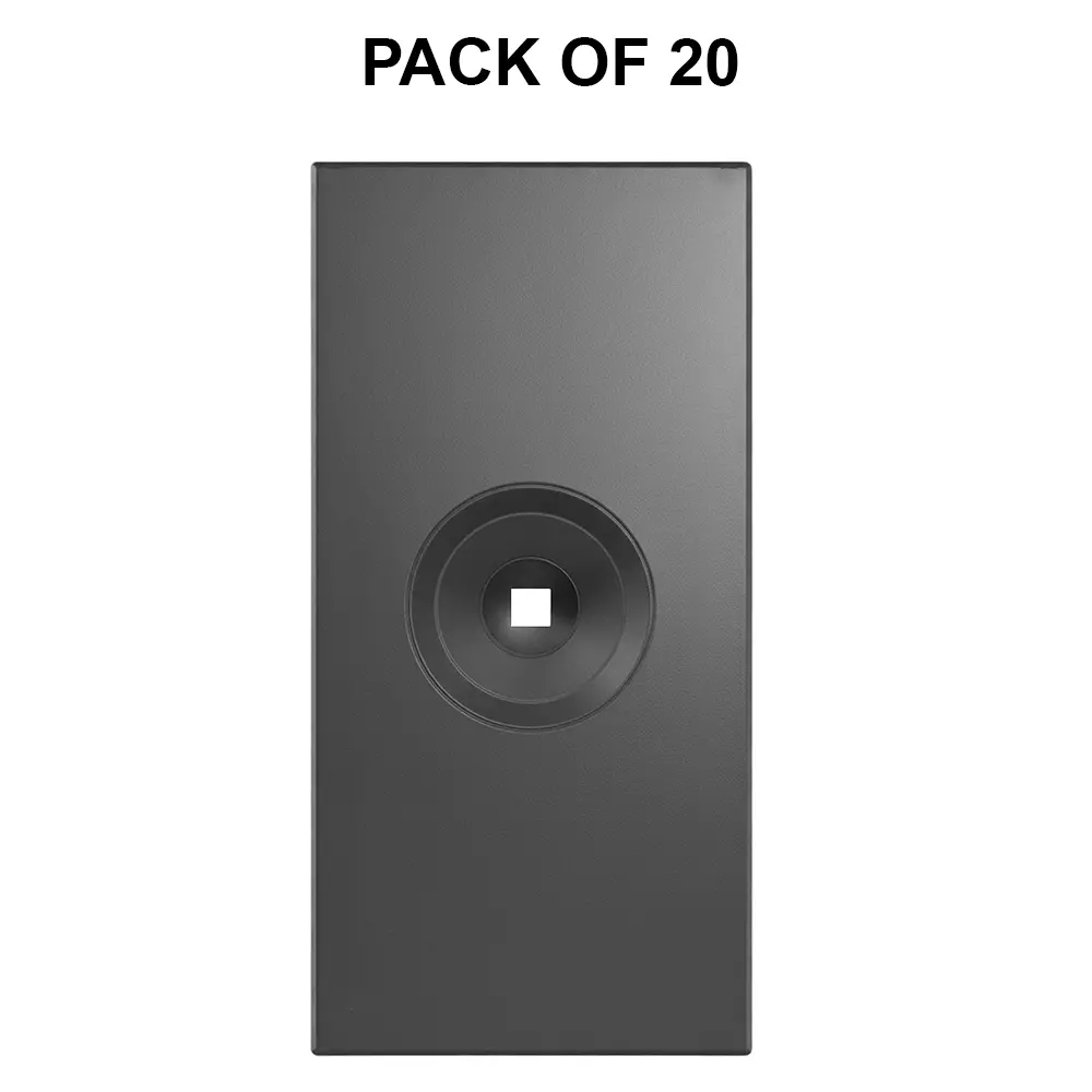 K9 Evoq TV Socket 1 Module Grey, 9252 (Pack of 20)