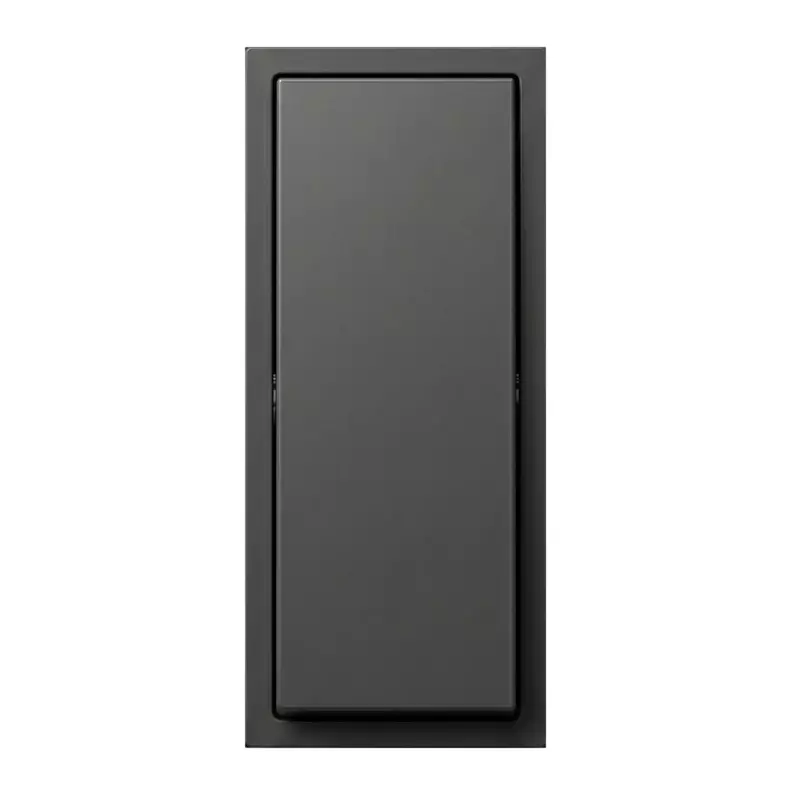 AP Magic Series Flat Switch Polycarbonate 1 Module 10 A 1-Way Black, MB60 (Pack of 20 Pcs)