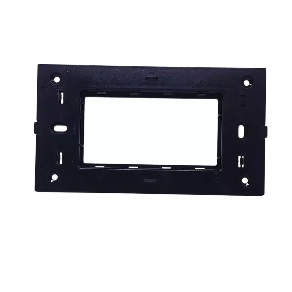 lt-lauritz-knudsen-englaze-plastic-cover-plate-with-plastic-grid-frame-champagne-gold-color-4-module-cb92104fc01