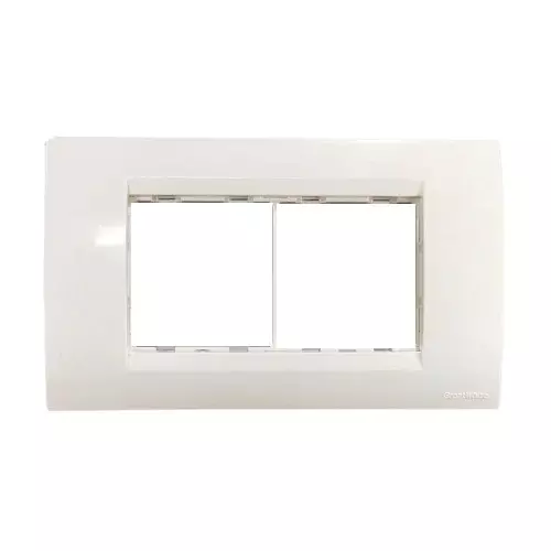 GreatWhite Chrome Evo Modular Plates 4 Module in White Chrome Color and Plastic Body, 20604-WHC (Pack of 20)