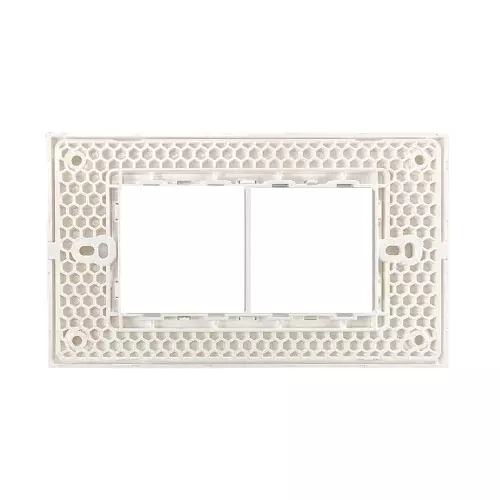 GreatWhite Chrome Evo Modular Plates 4 Module in White Chrome Color and Plastic Body, 20604-WHC (Pack of 20)