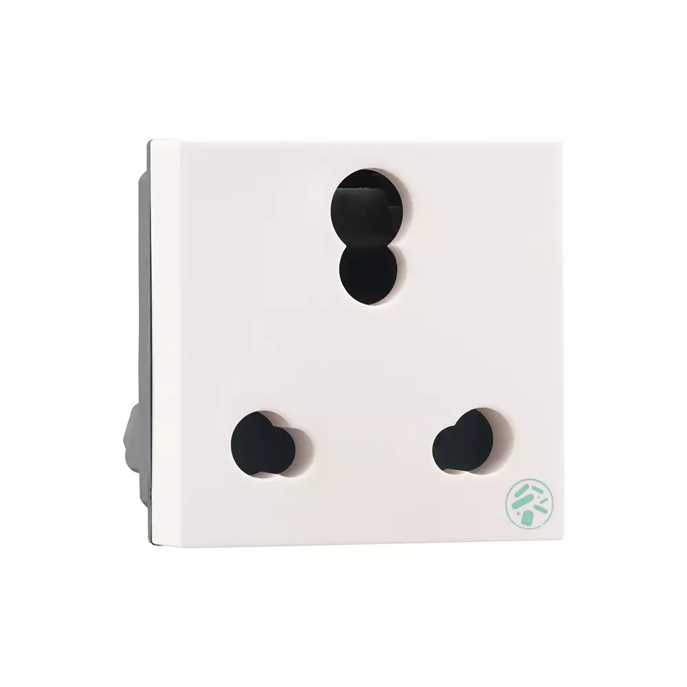 Legrand Anti - Bacterial Socket with Shutter Myrius Classic White