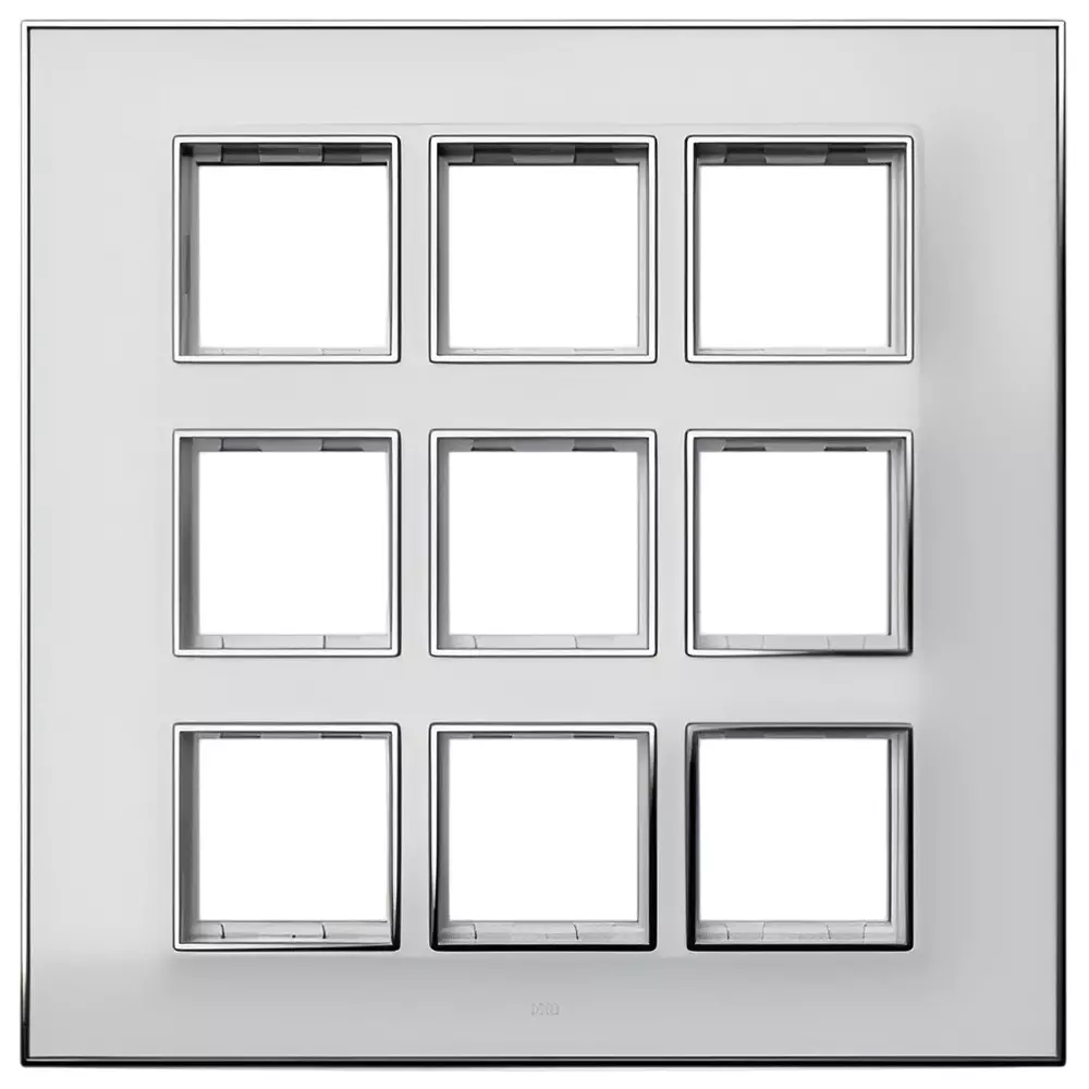 K9 Evoq Cover Plate With Base Frame Amaze 18 Module White, 9460 (Pack of 5)