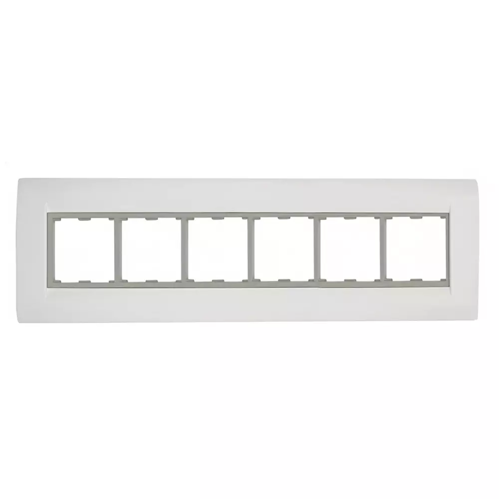 HOSPER Universal Series Classic Modular Plate Long White 12 Module 15½x4½ inch, RC10
