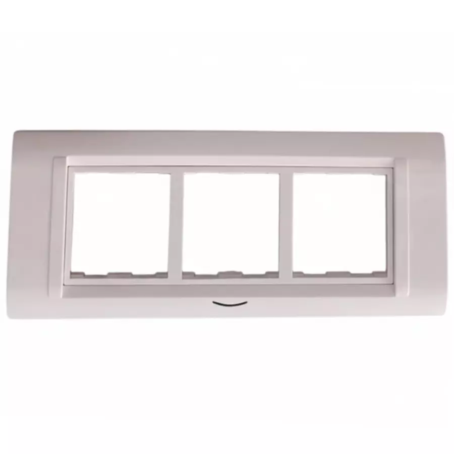 HOSPER Universal Series Indicator Modular Plate White 6 Module 8x3 inch, RI05