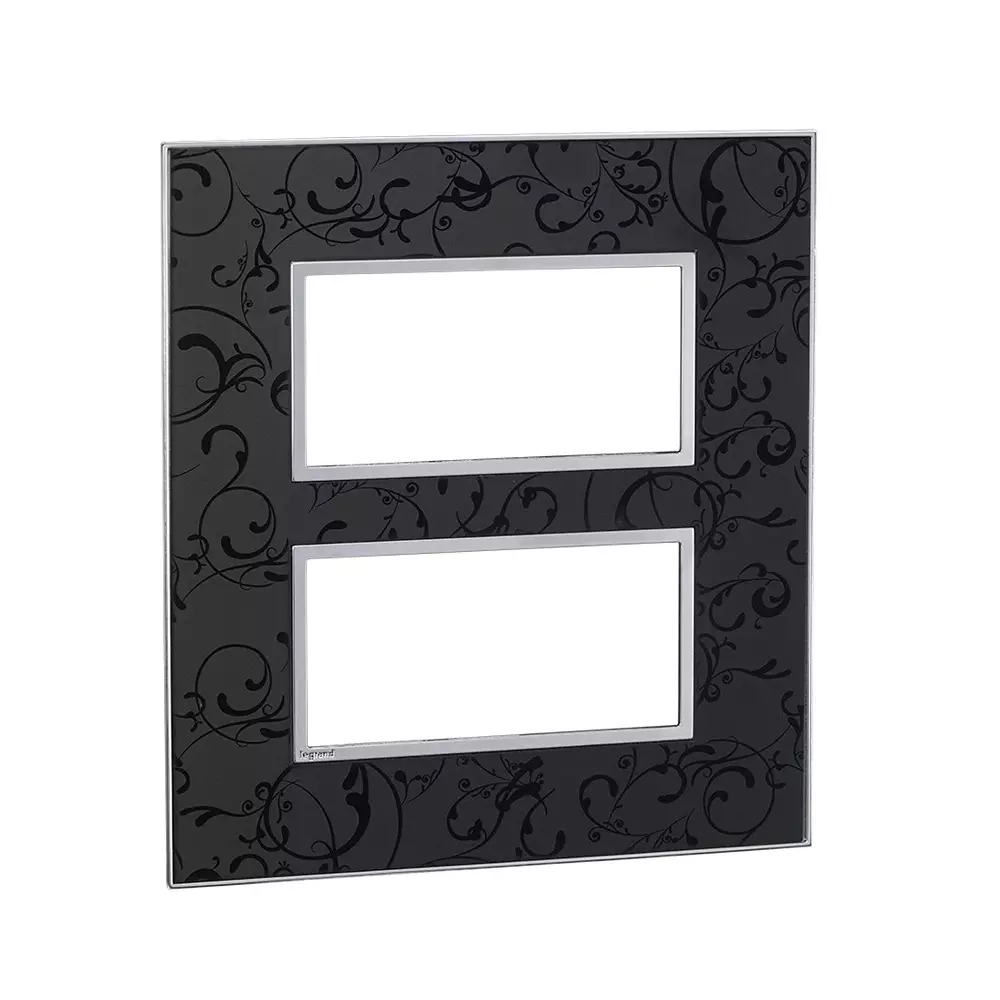 legrand-arteor-series-2x4-m-modular-cover-plate-with-frame-high-grade-polycarbonate-dark-baroque-5758-68