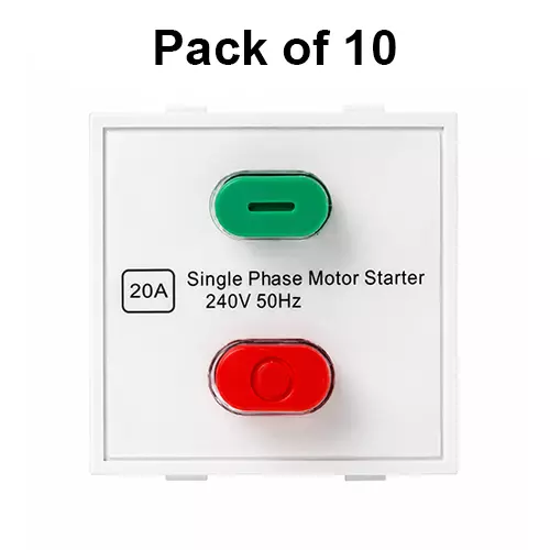 anchor-roma-plus-series-motor-starter-switch-20-a-current-rating-2-module-polycarbonate-material-white-color-289240-pack-of-10-pcs