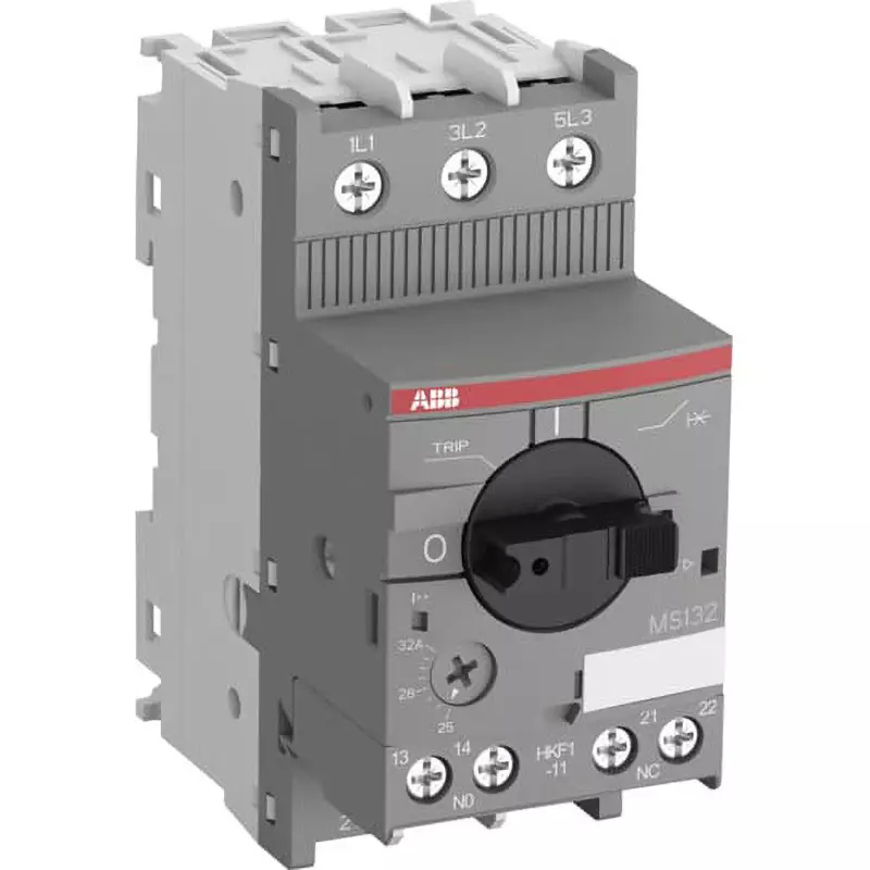 ABB Manual Motor Starter 690 VAC/250 VDC Operating Voltage 690 V Rated Insulation Voltage, MS132-20-HKF1-11