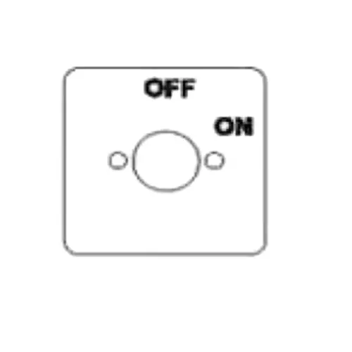 Kaycee Ac Rotary Cam Switch On-Off 60° 10 Amp 3 Pole, 2S36O