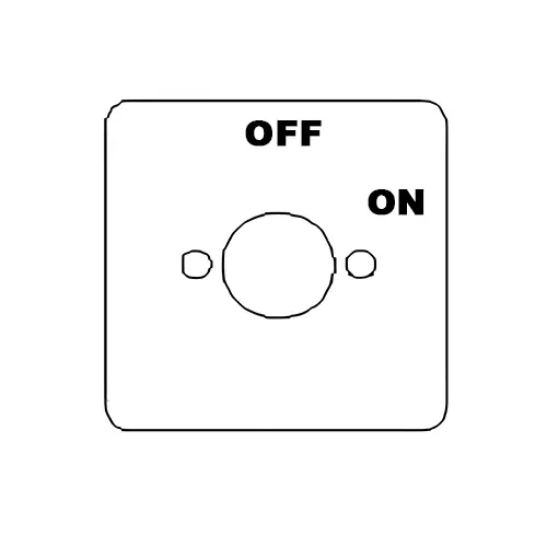 Kaycee AC Rotary Cam Switch On-Off 60° 16 Amp 4 Pole, 2U46OYR