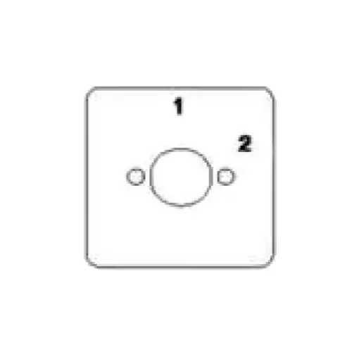 Kaycee Ac Rotary Cam Switch Two Way, No Off 60° 6 Amp 2 Pole, 2R26B