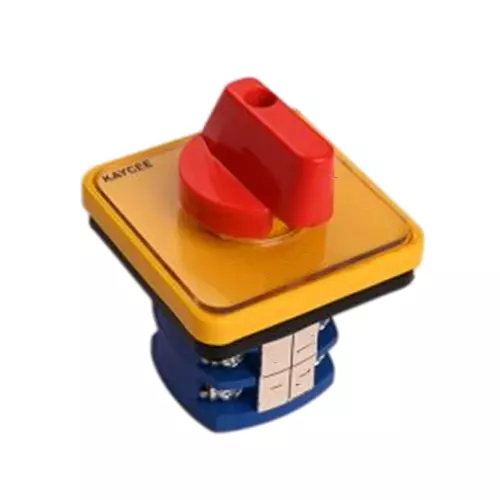 Kaycee Rotary Cam Switch 3 Way No-Off 60° 25 Amp 4 Pole, N6V49C