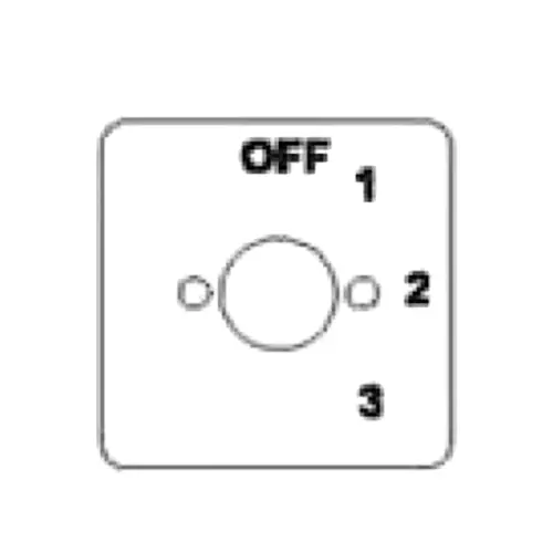 Kaycee Ac Rotary Cam Switch Three Way, With Off 60° 6 Amp 1 Pole, 2R14CO