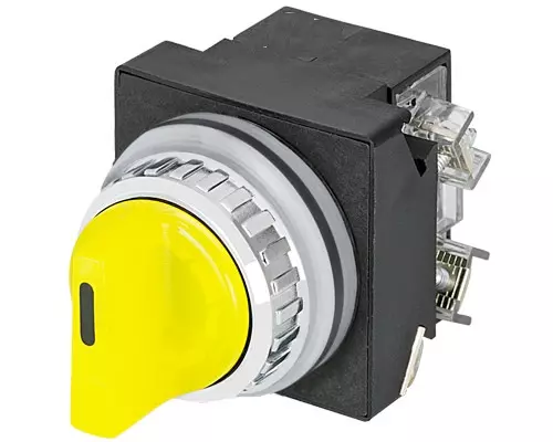 C&S Electric 24V 2-Position Illuminated Selector Switch Actuator RCB2BKL1257