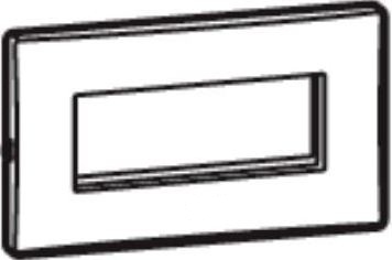 GreatWhite 20604-WH Fiana 4M Twin Mounting Plate