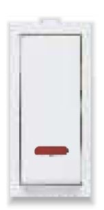 GreatWhite Fiana 10A Bell Push Switch, 20103-WH