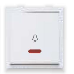 GreatWhite Fiana 10A Bell Push Switch (2M), 20203-WH