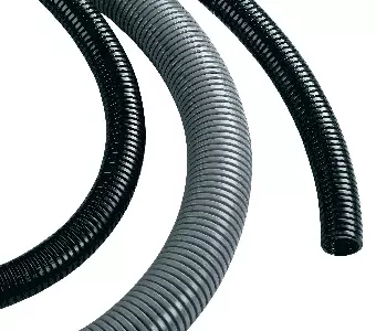 Controlwell Black Slitted Polyethylene Slitted Flexible Conduit PESS-16B
